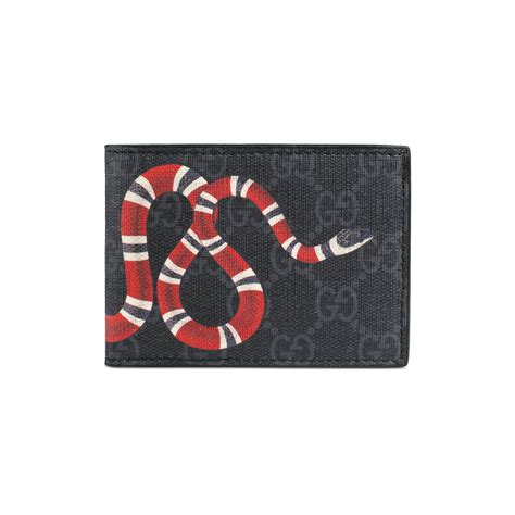 gucci with snakes|authentic gucci snake wallet.